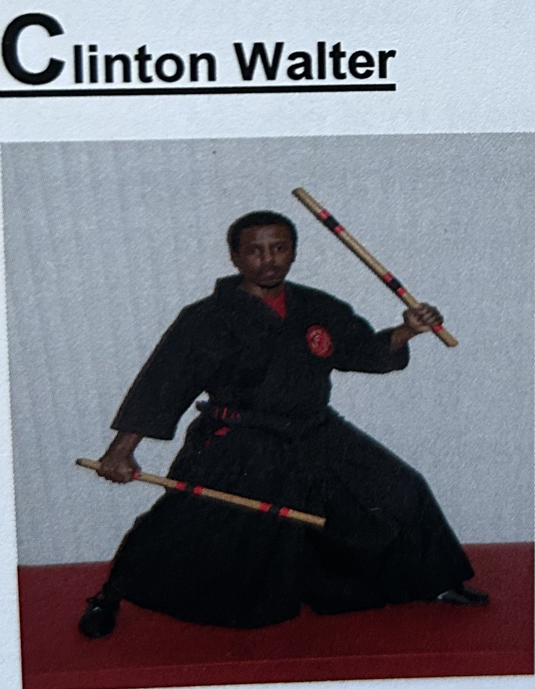 Sensei Clinton Walter