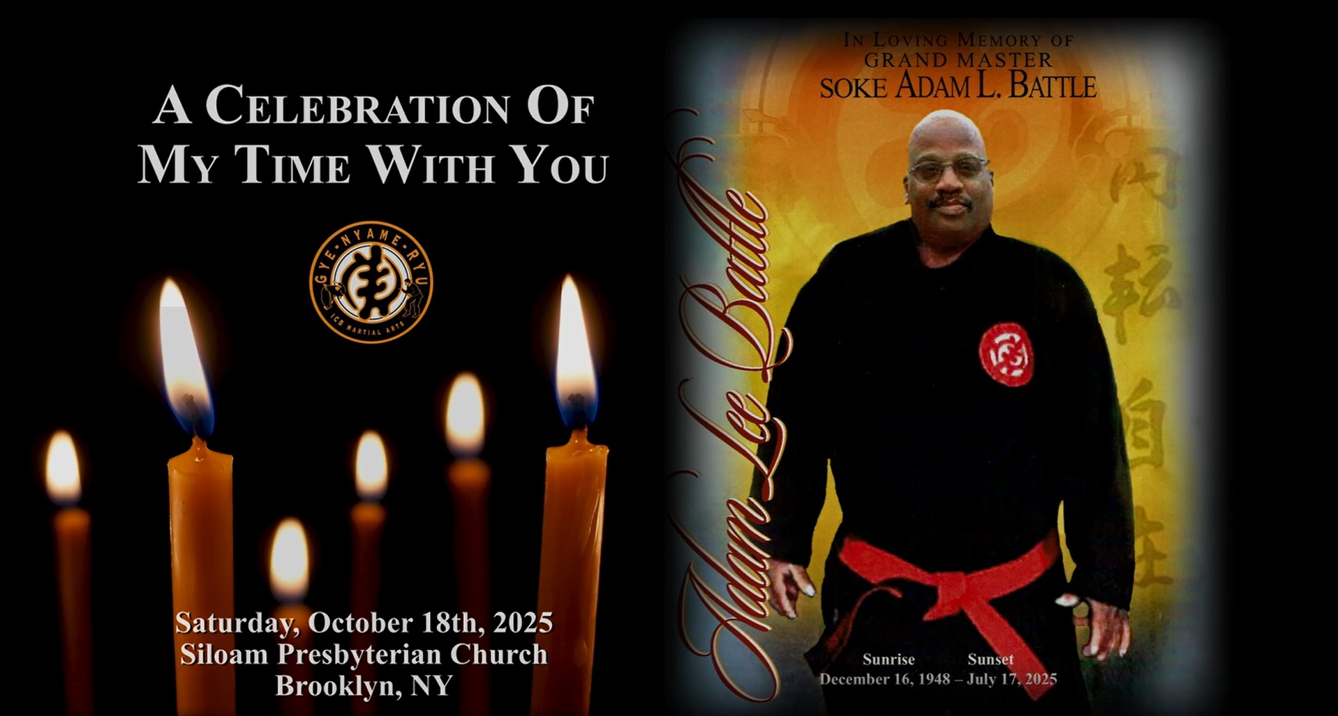 Soke Adam Battle Memorial Service